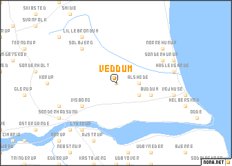 map of Veddum