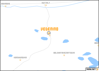 map of Vedenino