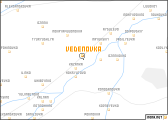 map of Vedenovka