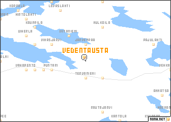 map of Vedentausta