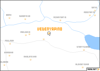 map of Vedenyapino