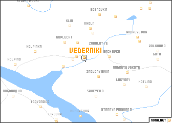 map of Vederniki