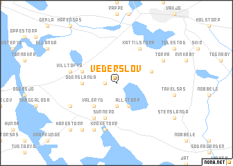 map of Vederslöv