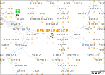 map of Vedia-Elejalde