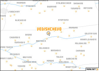 map of Vedishchevo