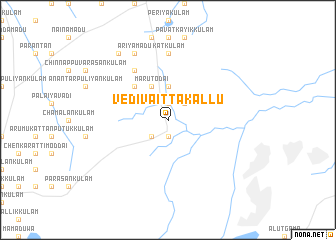 map of Vedivaittakallu