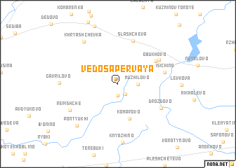 map of Vedosa Pervaya