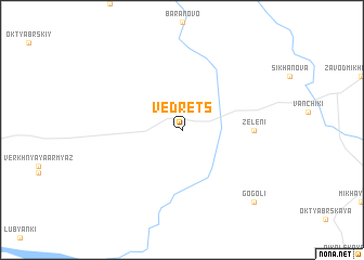 map of Vedrets