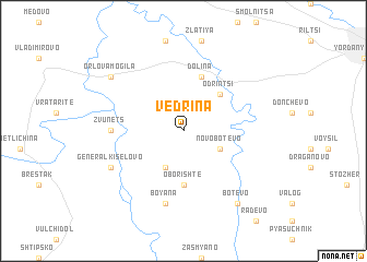 map of Vedrina