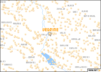 map of Vedrine