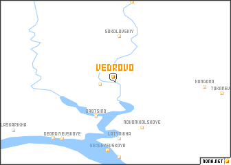 map of Vedrovo