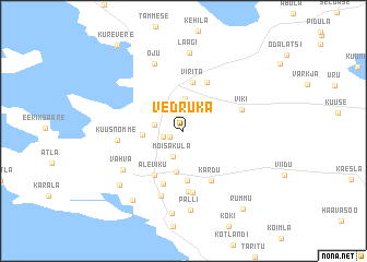 map of Vedruka