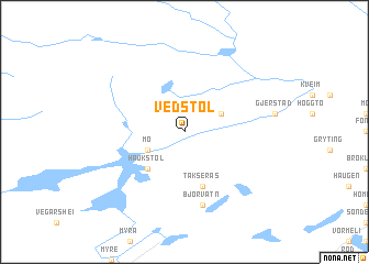 map of Vedstøl