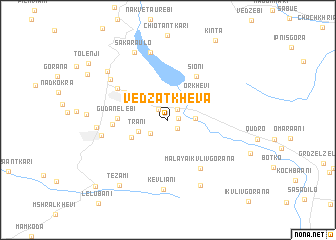 map of Vedzatkheva