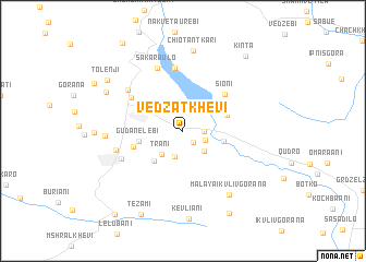 map of Vedzatkhevi
