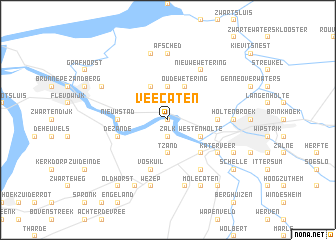 map of Veecaten