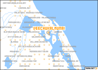 map of Veechukalmunai