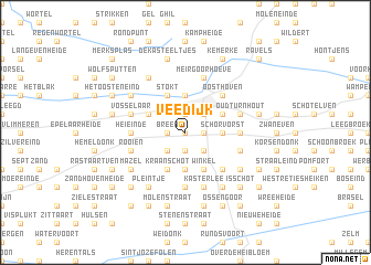 map of Veedijk