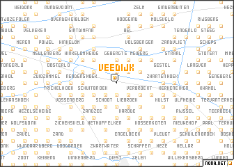 map of Veedijk