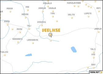 map of Veelikse