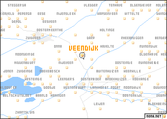 map of Veendijk