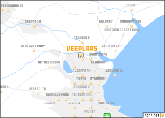 map of Veeplaas