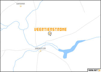map of Veertien Strome