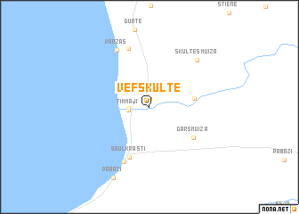 map of VEF-Skulte
