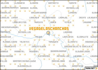 map of Vega de las Chanchas