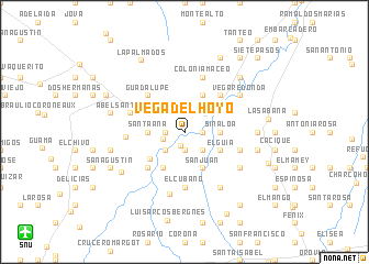 map of Vega del Hoyo