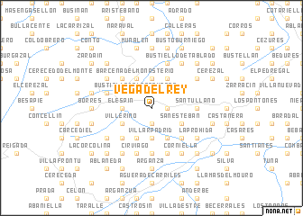 map of Vega del Rey