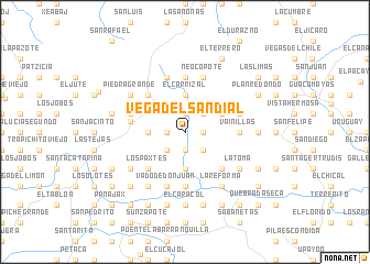 map of Vega del Sandial