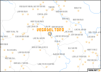 map of Vega del Toro