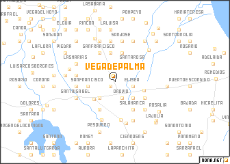 map of Vega de Palma