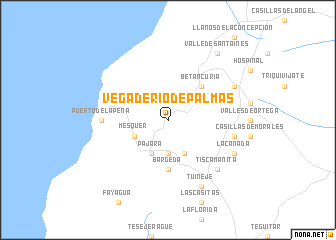 map of Vega de Río de Palmas