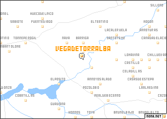 map of Vega de Torralba