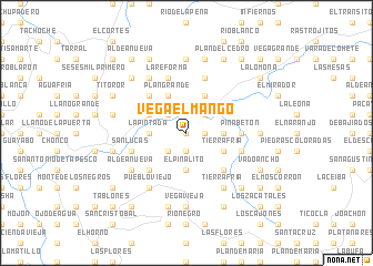 map of Vega el Mango
