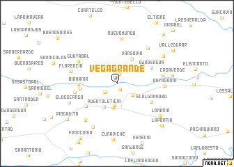 map of Vega Grande