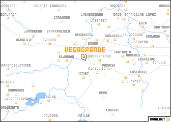 map of Vega Grande