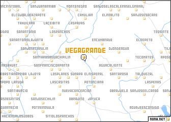 map of Vega Grande