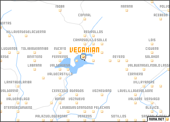 map of Vegamián