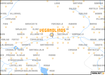 map of Vegamolinos