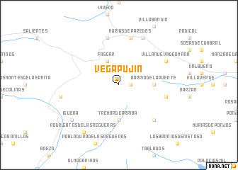 map of Vegapujín
