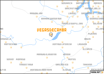 map of Vegas de Camba