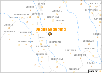 map of Vegas de Ospino