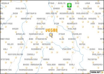 map of Vegbé