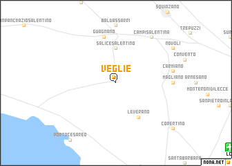 map of Veglie