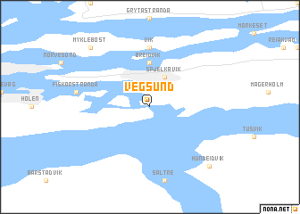 map of Vegsund