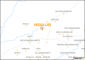 map of Veguillas