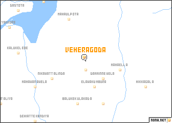 map of Veheragoda